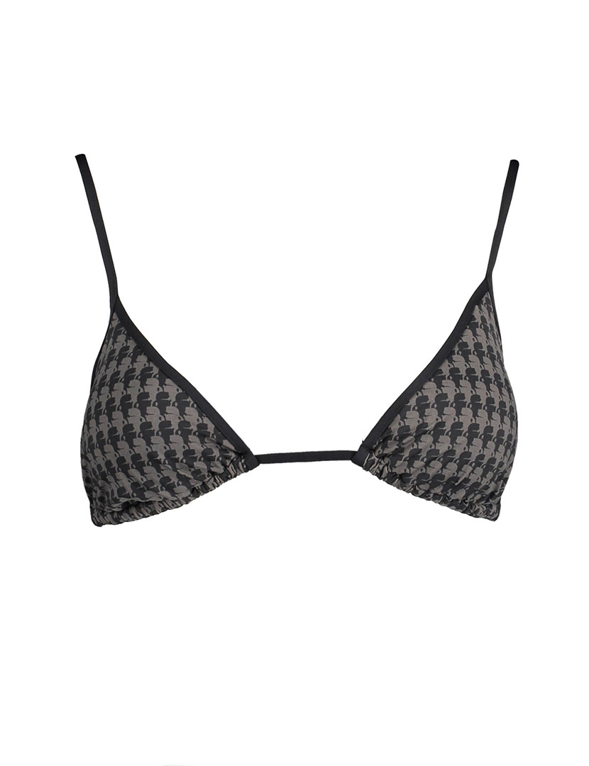 Karl Lagerfeld Top Bikini Senhora Preto Clubefashion