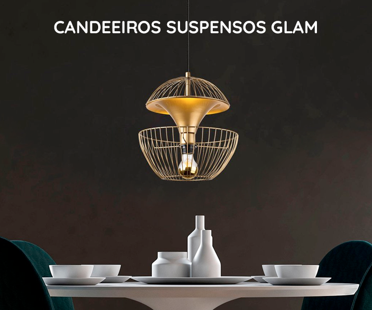 Candeeiros Suspensos Glam