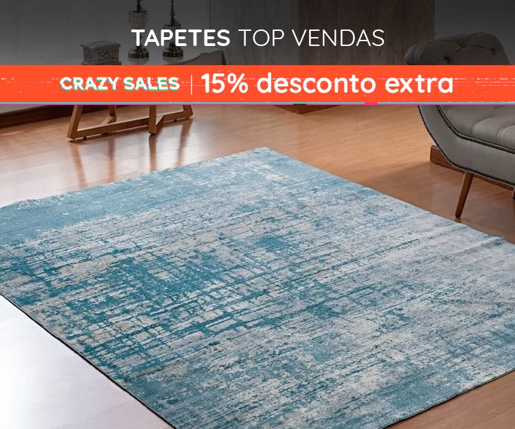 Tapetes Top Vendas - 15% Desconto Extra