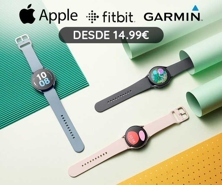 Smartwatches desde 14,99€ - Garmin, Apple, Huawei