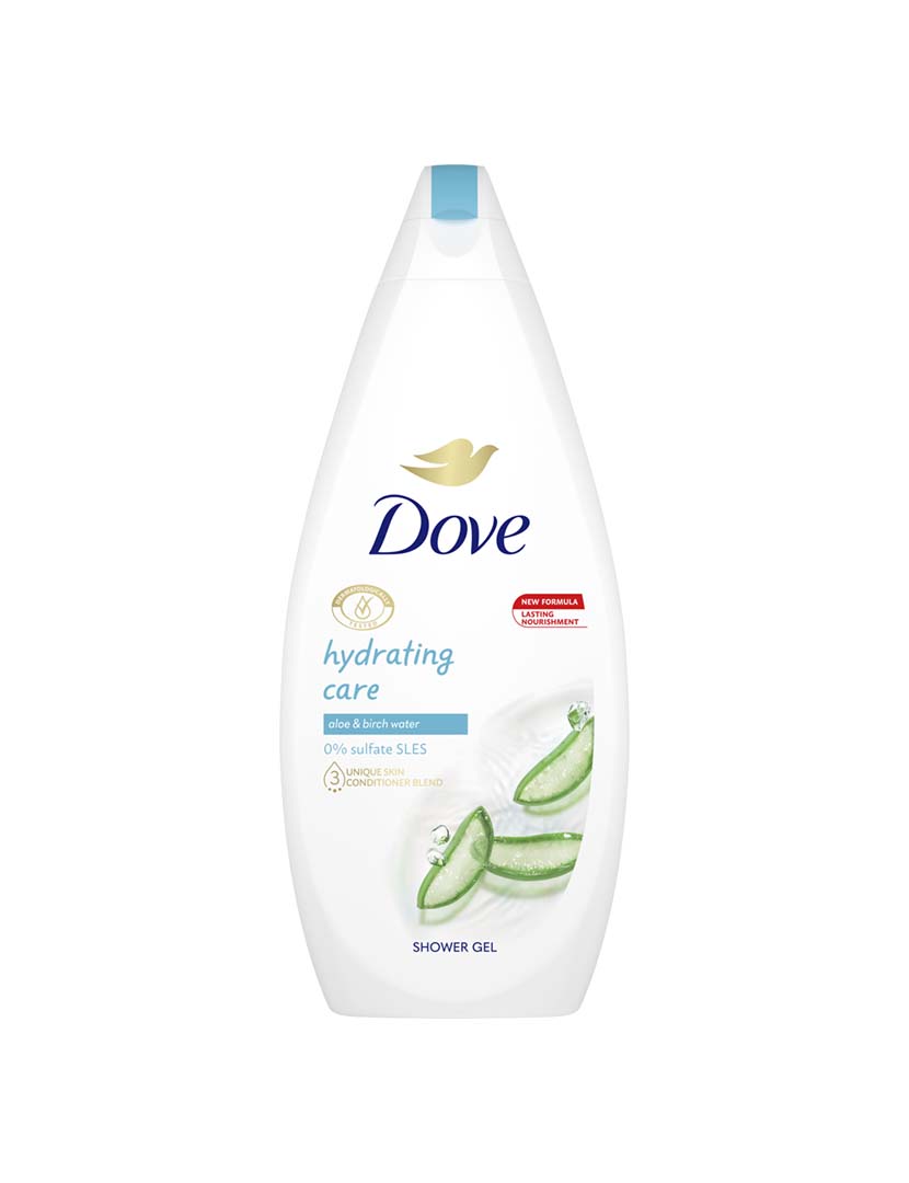 Gel de Banho Aloe Vera & Birch Water Dove | Clubefashion.com