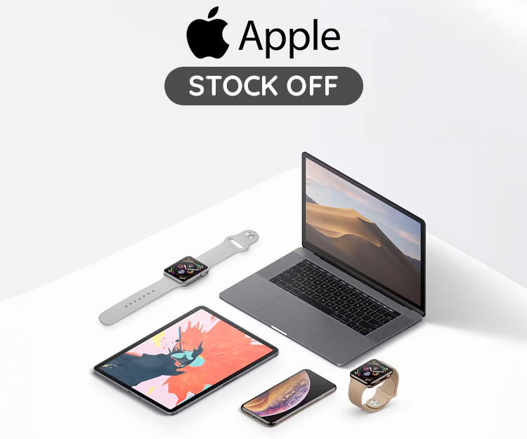 Especial Apple Stock off!