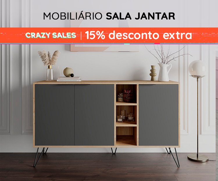 Mobiliário Sala Jantar Top Vendas - 15% Desconto Extra