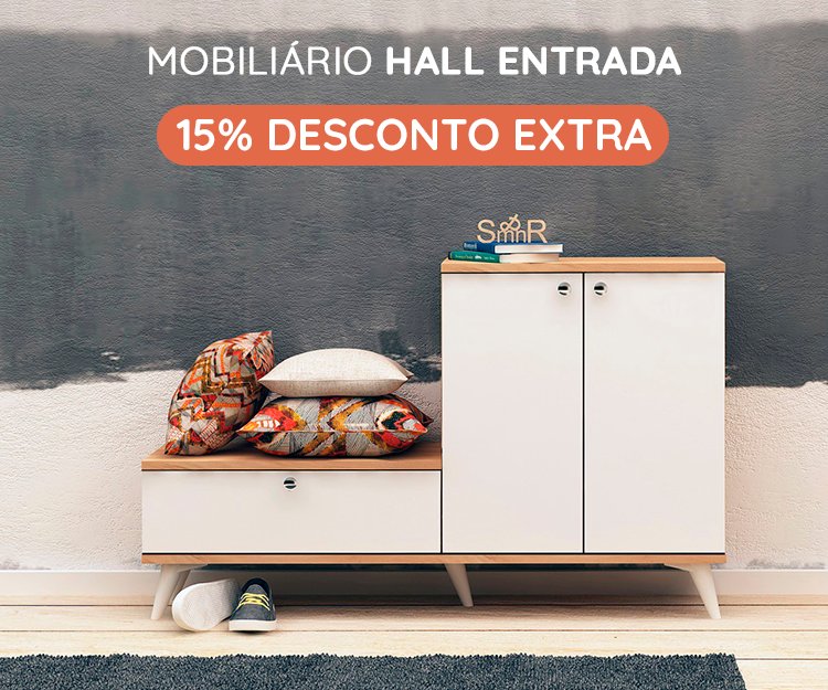 Mobiliário Hall Entrada Top Vendas - 15% Desconto Extra