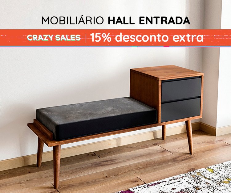 Mobiliário Hall Entrada Top Vendas - 15% Desconto Extra