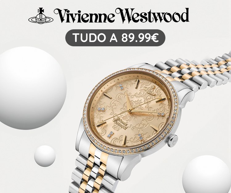 Novidade! Relógios Vivienne Westwood tudo 89.99€