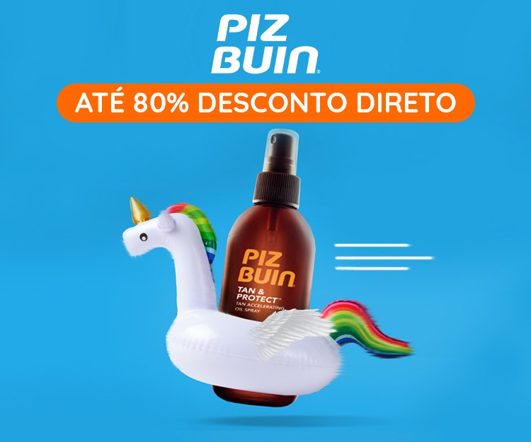 Piz Buin - Até 80% Desconto Direto + Expedição Imediata