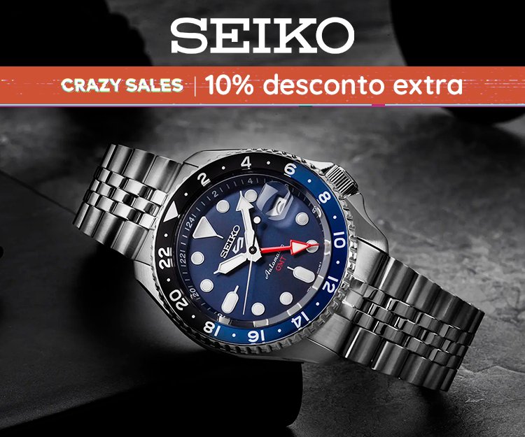 Relógios Seiko - Crazy Sales 72H