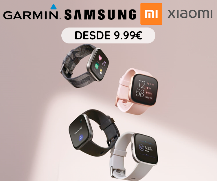 Smartwatches e Smartbands desde 9,99€