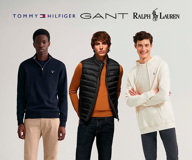 Gant, Ralph Lauren, Tommy Hilfiger