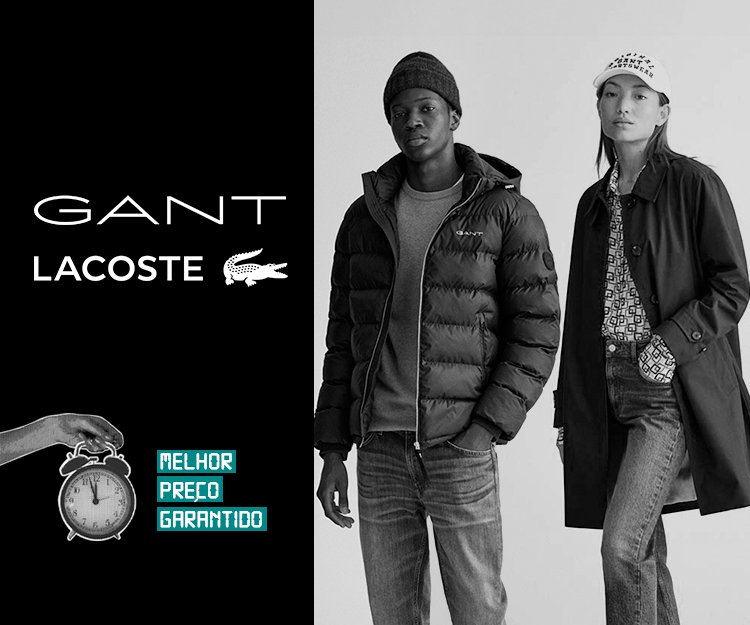 Lacoste e Gant Especial Black