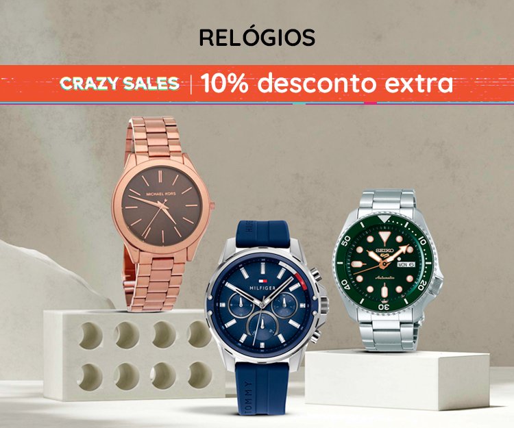 Relógios Expedição Imediata - Crazy Sales10%