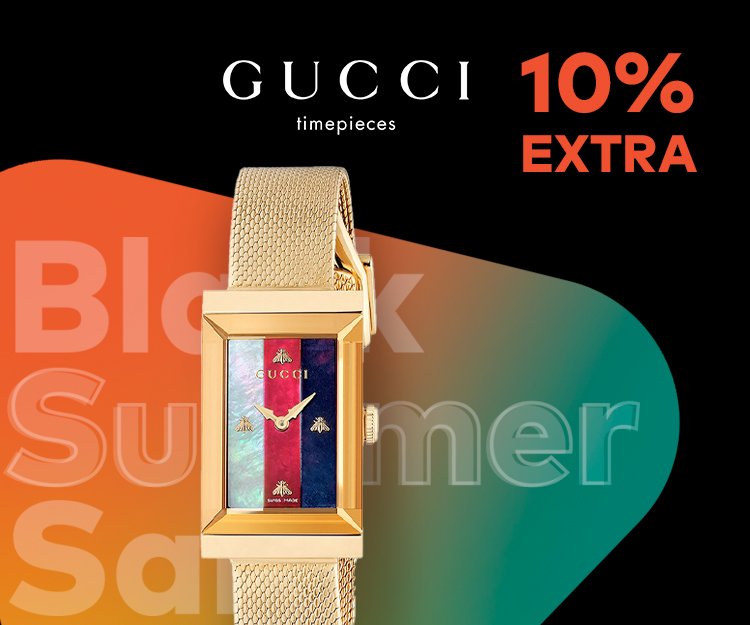 Black Summer Sale - Relógios Gucci