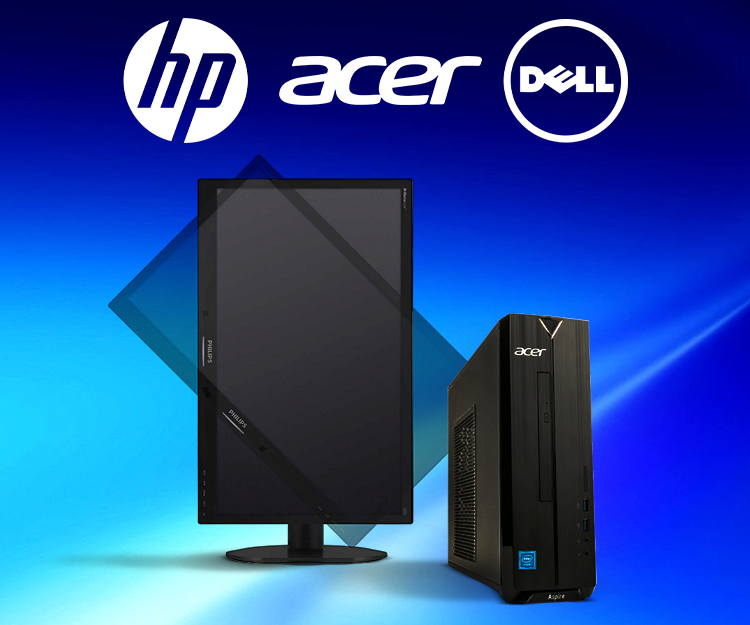 Monitores & Desktops (HP, Dell, Acer) desde 29,99Eur