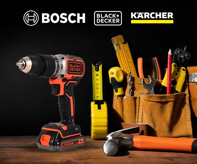 Bosch, Black & Decker, Karcher - Bricolage