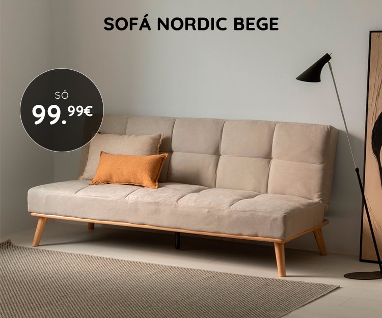 Sofá Nordic só 99,99€ - Expedição Imediata