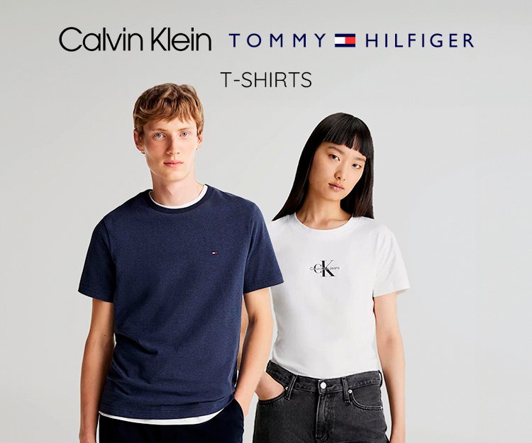 Tommy Hilfiger e Calvin Klein - Especial T-shirts