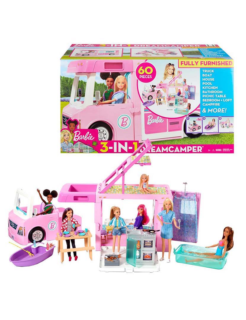 Mattel Barbie Caravana De Sonho 3 Em 1 Ghl93