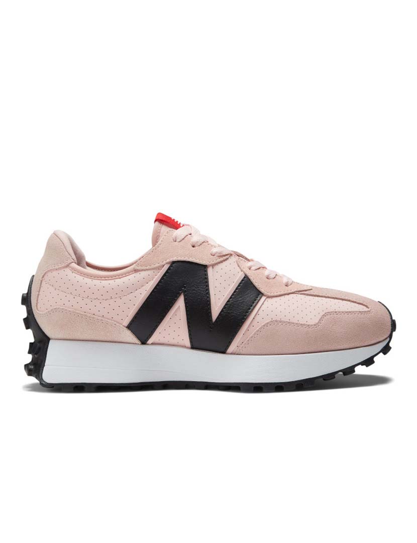 New balance 327 rosa best sale e cinza