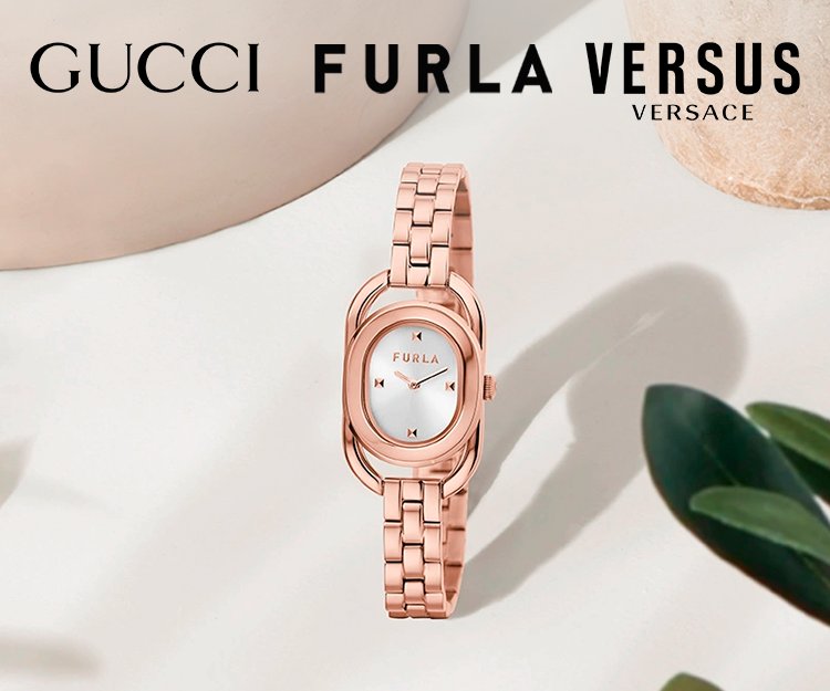 Relógios Furla, Gucci e Versus Versace