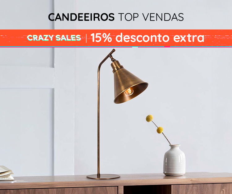 Candeeiros Top Vendas - 15% Desconto Extra