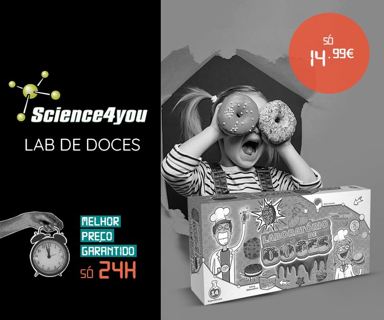 Science4you Lab de Doces só 14,99Eur