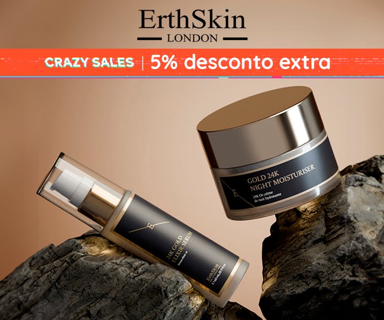 (Crazy sales 5% desconto) Erth Skin London- Cosmética e Tratamentos