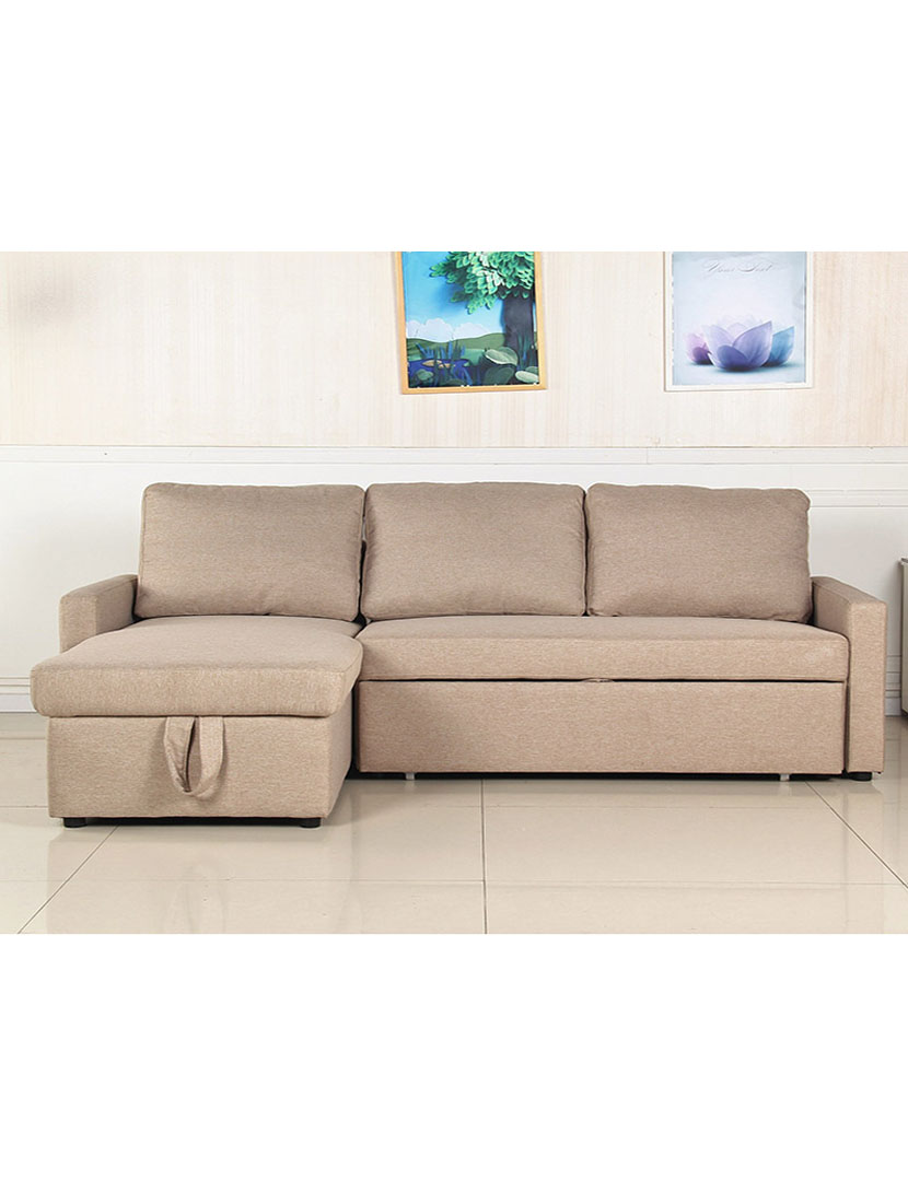 Sof Monsanto Chaise-Longue com arruma o Bege at 2020-09-10