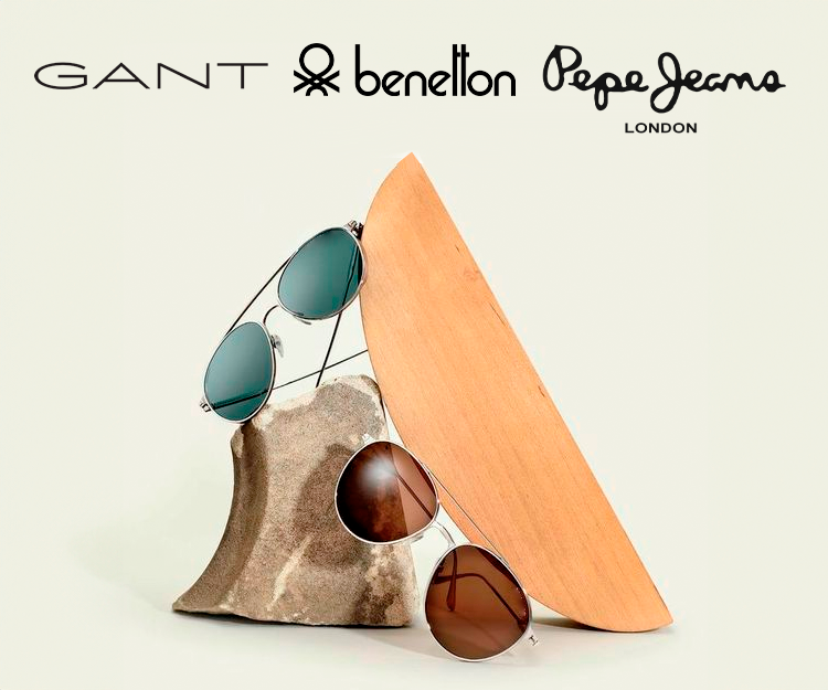 Óculos de sol - Benetton, Pepe Jeans, Gant