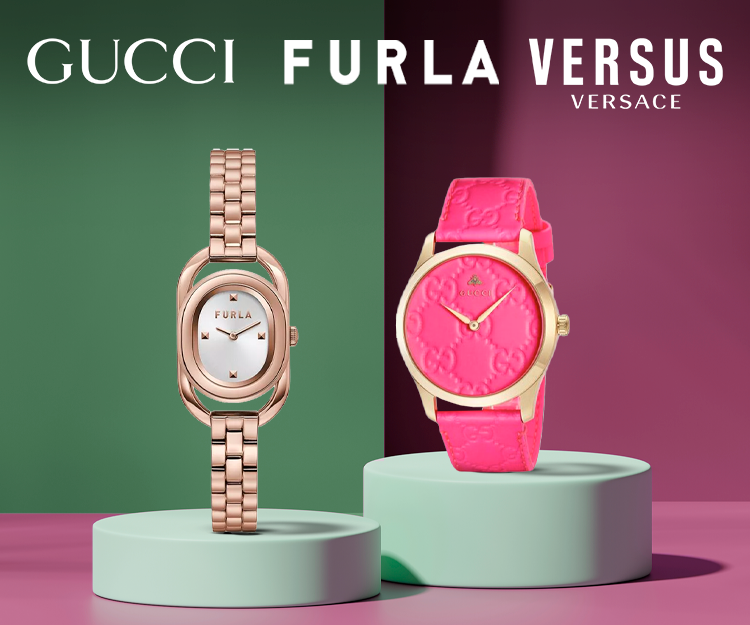 Relógios Furla, Versus Versace e Gucci