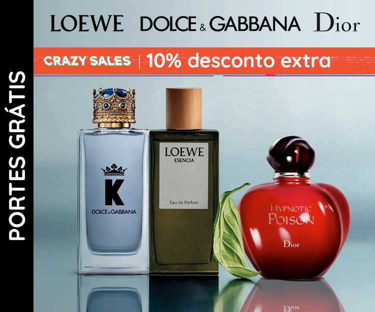 Perfumes Premium: Dior, Dolce & Gabbana e Loewe