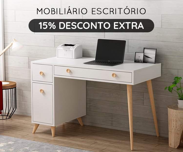 Mobiliário Escritório - 15% Desconto Extra