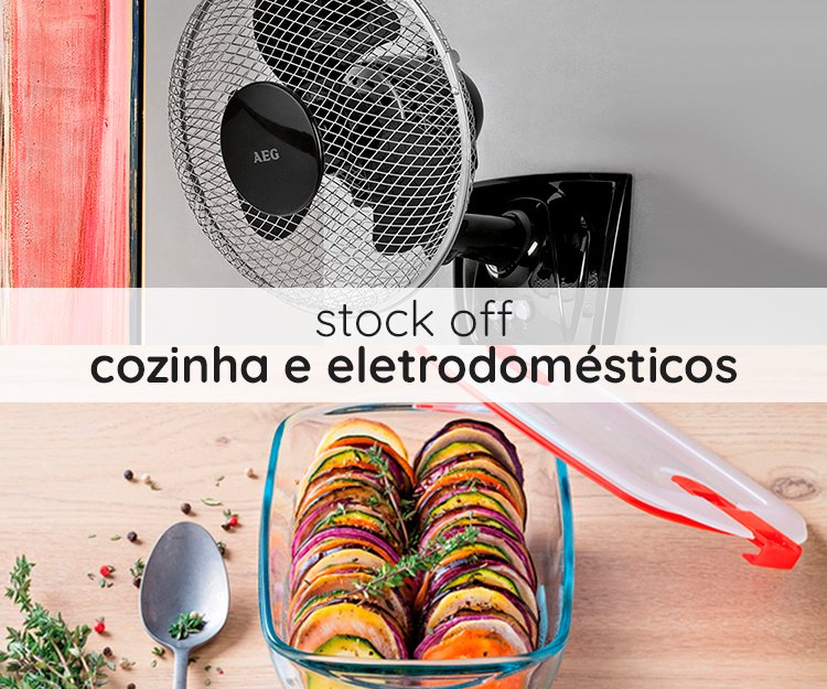 Stock Off Cozinha e Eletrodomésticos desde 2,99Eur - Entrega Imediata