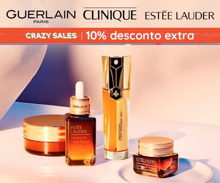 Cosmética Premium- Estee Lauder, Guerlain e Clinique