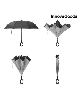 imagem grande de Guarda-chuva de Fecho Invertido InnovaGoods6