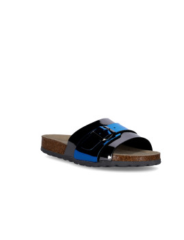 imagem grande de Sandálias Paez Senhora Bio Slide Sandal Azul 2