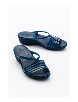 imagem grande de Crocs Sandálias Isabella Mini Azul Azul Navy 3