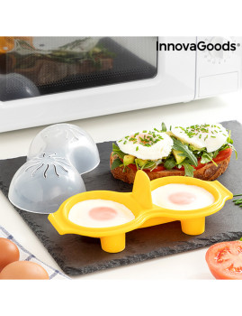 imagem de Cozedor Ovos Duplo de Silicone Oovi 1