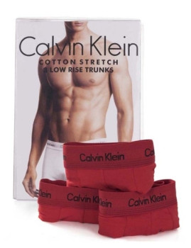 imagem de Pack 3 Boxers Calvin Klein Homem Vermelho1