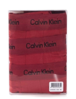 imagem grande de Pack 3 Boxers Calvin Klein Homem Vermelho4