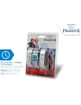 imagem de Relógio Digital Bracelete Para Pintar Frozen 22