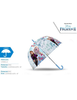 imagem de Chapéu De Chuva Transparente Auto Frozen 2 2