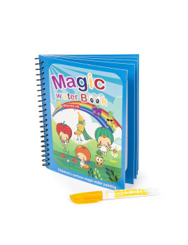 imagem de Livro de colorir Frutas. Tinta mágica para crianças, reutilizável. 1