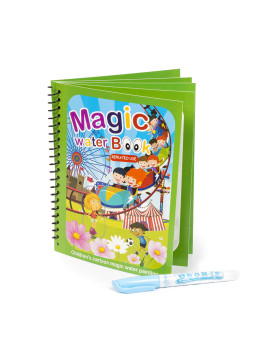 imagem de Livro colorir parque de diversões. Tinta mágica para crianças, reutilizável. 1