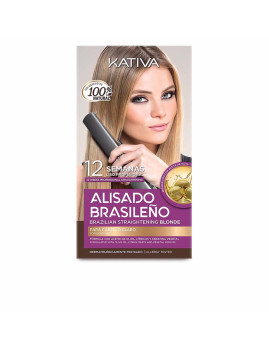 imagem grande de Kit Alisamento Brasileiro para cabelos Loiros1