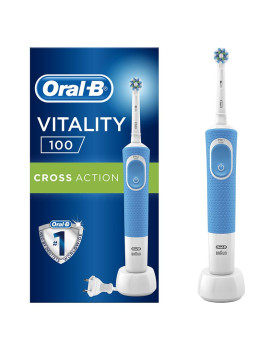 imagem grande de Escova de Dentes Elétrica Vitality 100 Azul 1