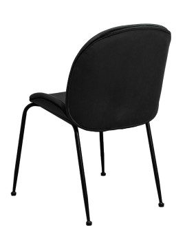 imagem de Cadeira Modern Veludo Metal Preta3