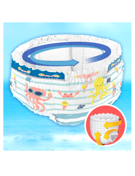 imagem de Fraldas de Banho Splashers T3 12Uds3