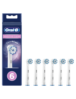 imagem de Recargas para Escova Dentes Elétrica Oral-B Sensitive Clean 6 Unidades1