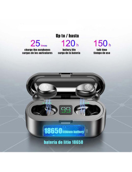 imagem de Fones de Ouvido Tws F9 Bluetooth 5.0 c/ Base de Carregamento8
